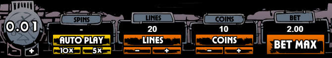 Slot betting settings and options in online casino games