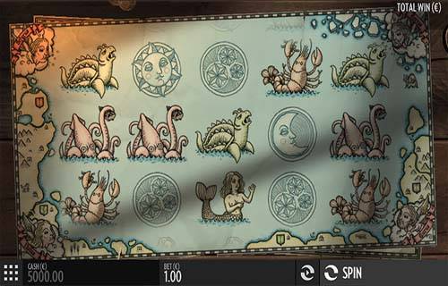 1429 Uncharted Seas base game screenshot showing reels and features