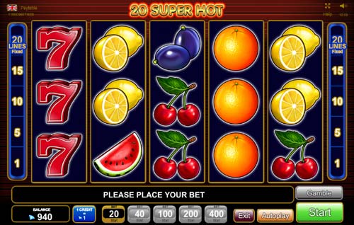 20 Super Hot best online slot