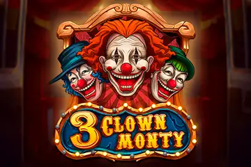 3 Clown Monty logo - free slot demo by Playn Go