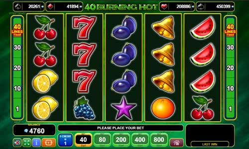 40 Burning Hot best online slot