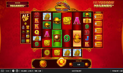 88 Fortunes Megaways base game screenshot showing reels and features