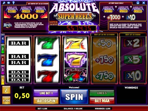 Absolute Super Reels best online slot