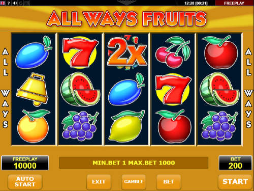 Allways Fruits best online slot