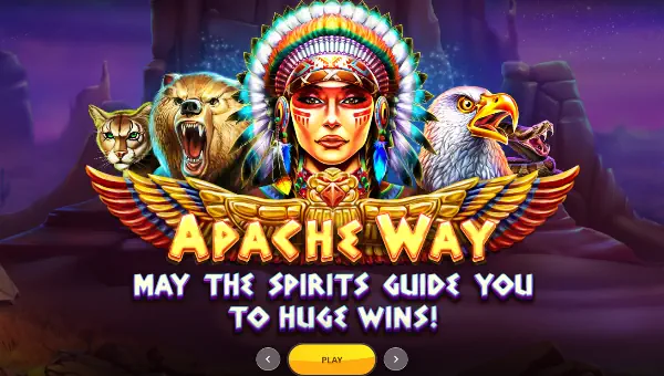 Apache Way base game screenshot showing reels and features