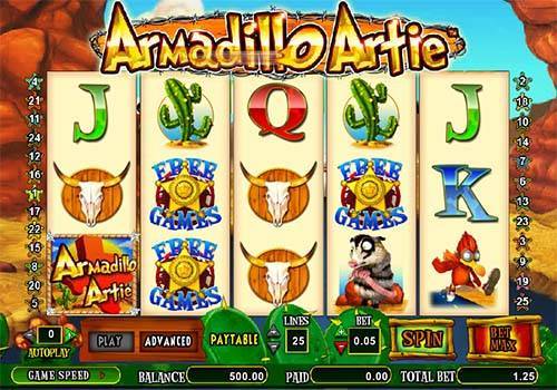 Armadillo Artie best online slot