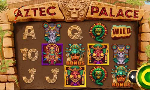 Aztec Palace base game screenshot showing reels and features