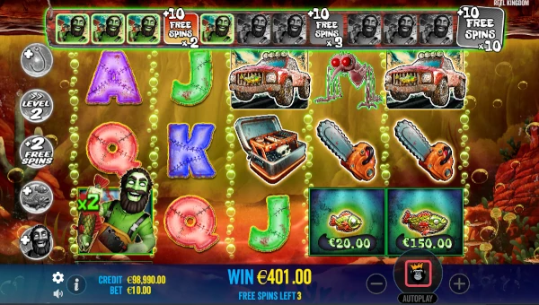 Screenshot of Big Bass Halloween 2 slot demo showing reels and bonus game features