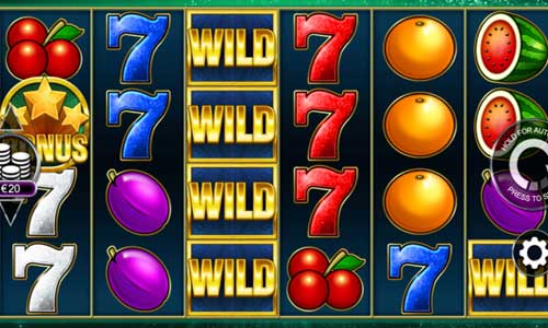 Big Bonus base game screenshot showing reels and features