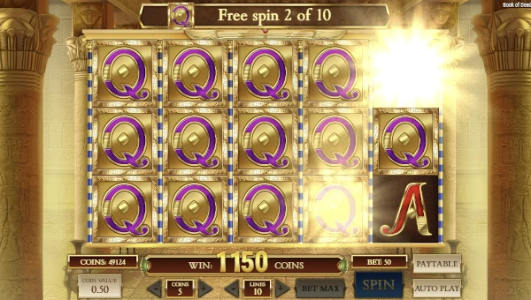 Book of Dead Bonus Game and Free Spins Features
