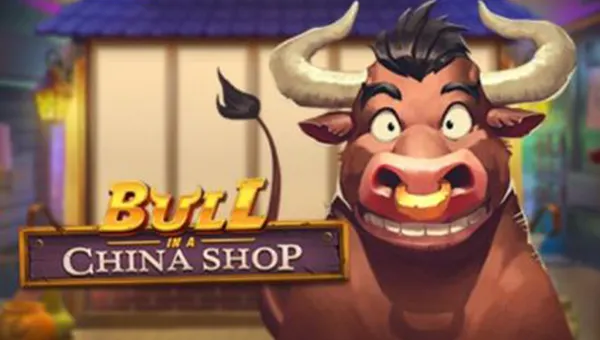 Bull in a China Shop base game screenshot showing reels and features