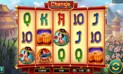 Change base game screenshot showing reels and features