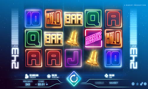 Classic 243 Slot Base Game Classic 243 base game screenshot showing reels and features
