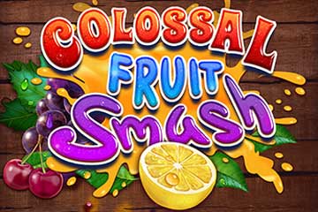 Colossal Fruit Smash logo - free slot demo by Booming Games
