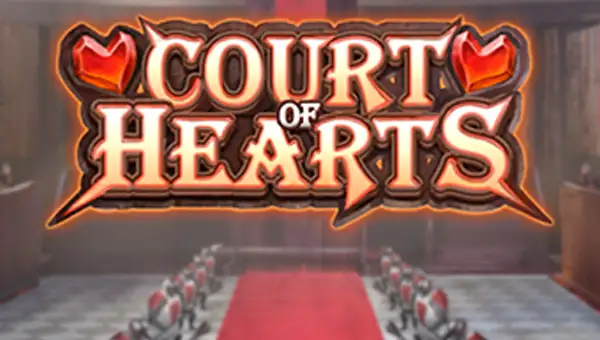 Court of Hearts base game screenshot showing reels and features