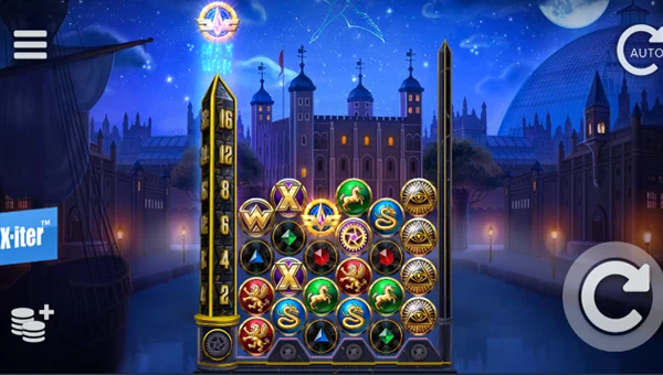 Cygnus 4 base game screenshot showing reels and features