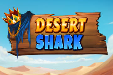 Desert Shark logo - free slot demo by Fantasma Games