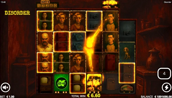 Disorder Bonus Game and Free Spins