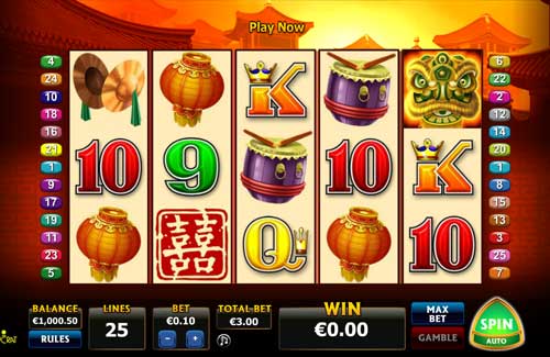 Double Happiness base game screenshot showing reels and features