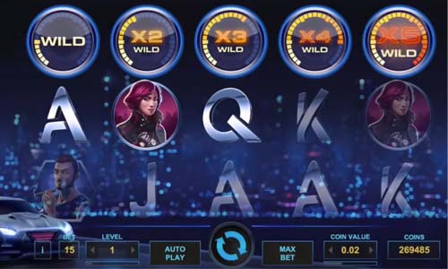 Drive Multiplier Mayhem base game screenshot showing reels and features