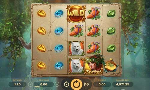 Druids Dream base game screenshot showing reels and features