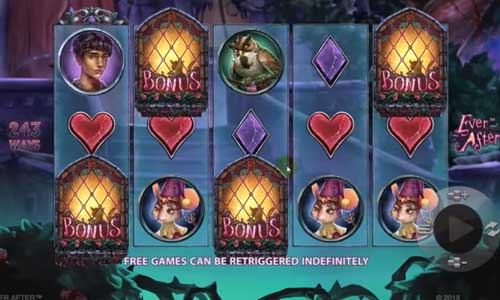Ever After base game screenshot showing reels and features