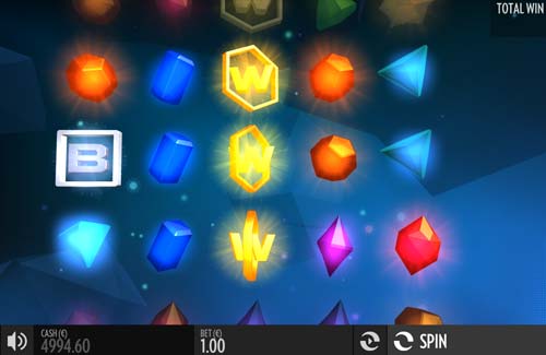 Flux base game screenshot showing reels and features