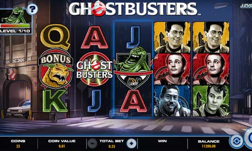 Ghostbusters Plus base game screenshot showing reels and features