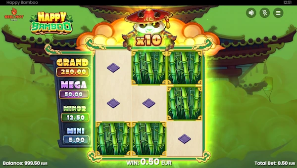 Happy Bamboo bonus feature Bonus Game and Free Spins