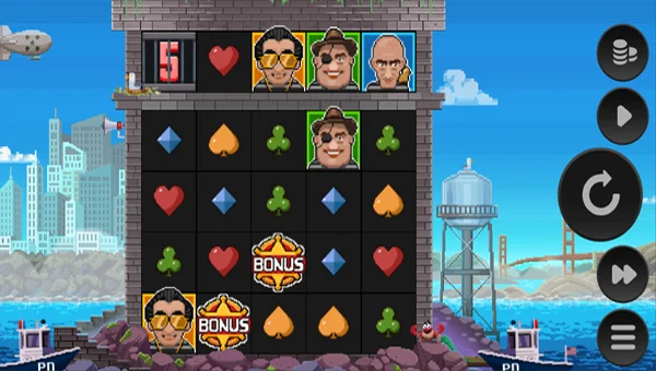 Hellcatraz 2 Dream Drop base game screenshot showing reels and features