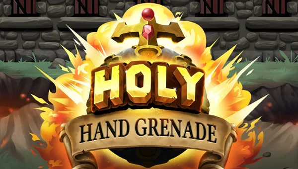Holy Hand Grenade base game screenshot showing reels and features