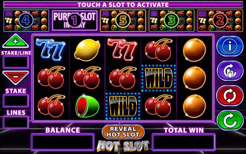 Hot Slot Slot Base Game Hot Slot base game screenshot showing reels and features