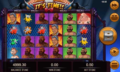 Its Time base game screenshot showing reels and features