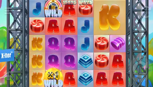 JPop base game screenshot showing reels and features