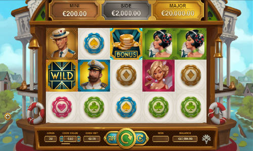 Jackpot Express base game screenshot showing reels and features