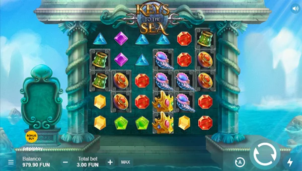 Keys to the Sea base game screenshot showing reels and features