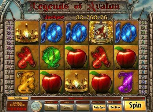 Legends of Avalon best online slot