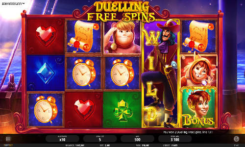 Lost Boys Loot base game screenshot showing reels and features