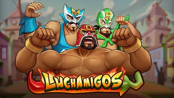 Luchamigos base game screenshot showing reels and features