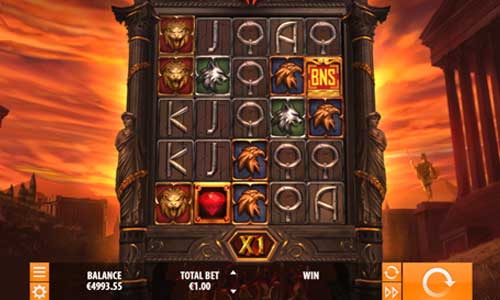 Neros Fortune base game screenshot showing reels and features