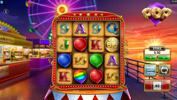 Pop base game screenshot showing reels and features