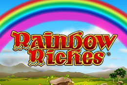 Rainbow Riches logo - free slot demo by Barcrest