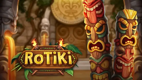 Rotiki base game screenshot showing reels and features