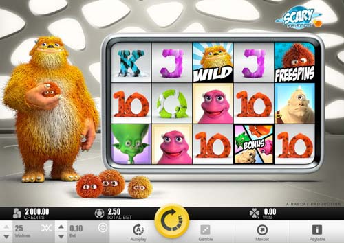 Scary Friends base game screenshot showing reels and features