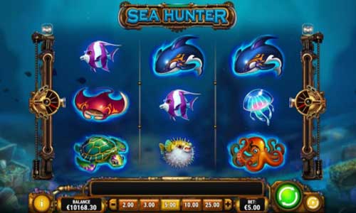 Sea Hunter base game screenshot showing reels and features