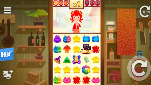 Slurpy base game screenshot showing reels and features
