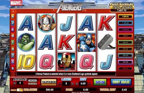 The Avengers best online slot