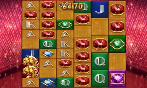 The Grand Galore base game screenshot showing reels and features
