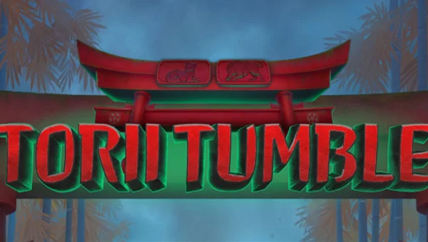 Torii Tumble base game screenshot showing reels and features