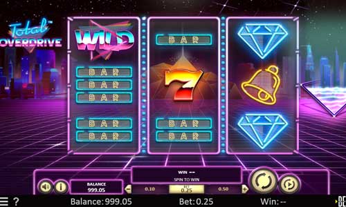 Total Overdrive base game screenshot showing reels and features